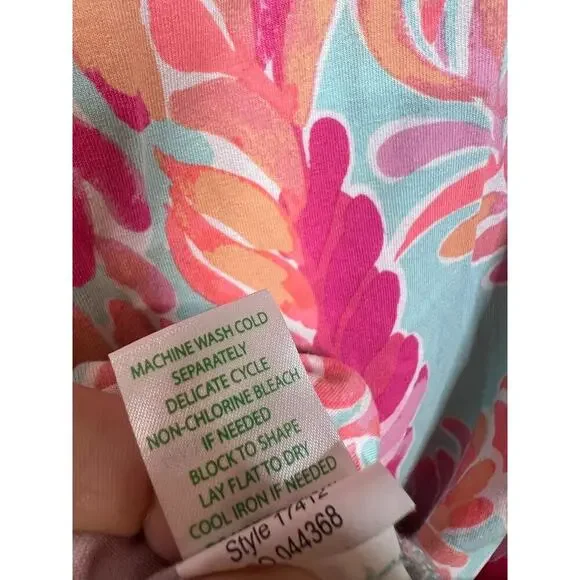 Lilly Pulitzer Size‎ XL Dress Long Sleeves Love Birds Print - Picture 3 of 6